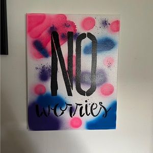 No worries painting